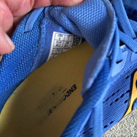 Saucony Endorphin Speed 3, Women’s 9, Horizon Blue/Gold - Picture 10 of 12